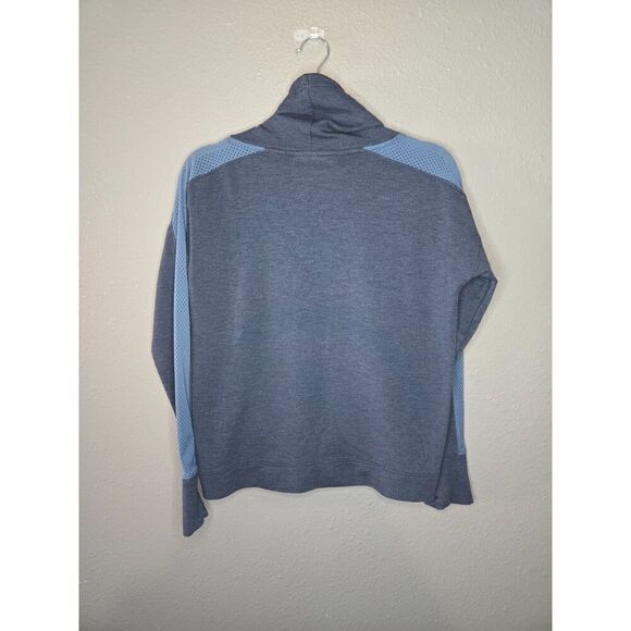 Under Armour Women's Blue Scuba Neck Loose Fit Sweatshirt Size Small - Picture 5 of 6